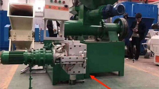 No screen replacement for new EPS pellets machine