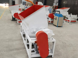 foam crushing machine with vertical hopper